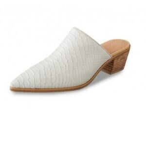 Chocolat Blu Clint Cream Brown Slide-On Mule Shoes Size 39